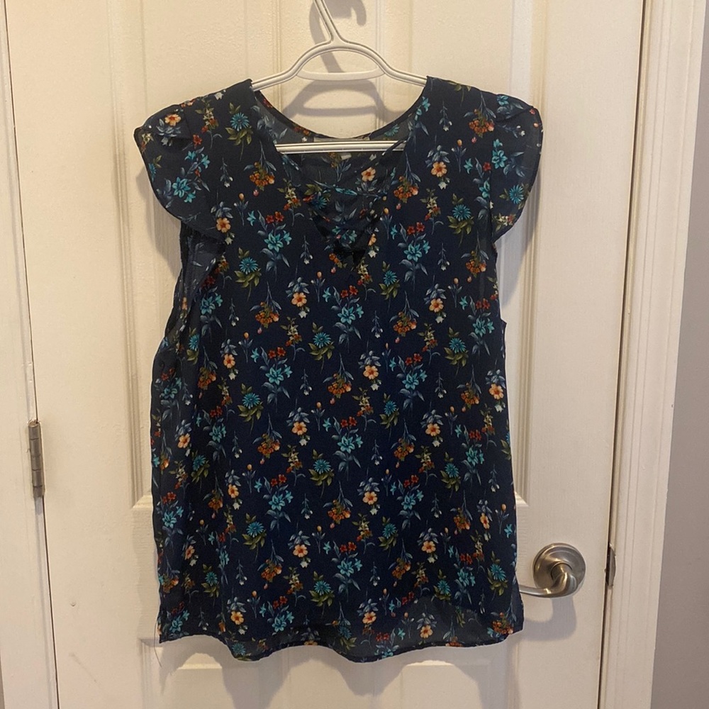 Sweet Rain floral blouse XL